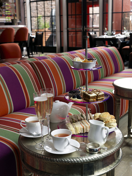 Afternoon tea in the Crosby Bar