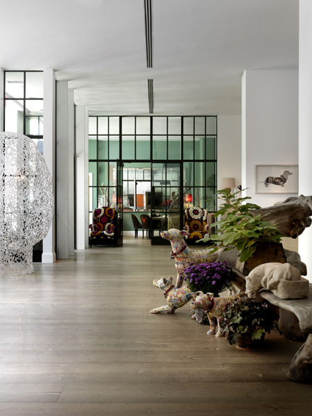 The lobby