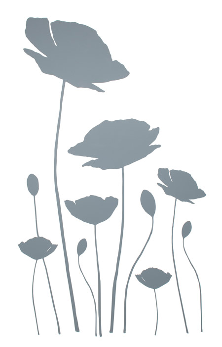 Poppy wall stickers