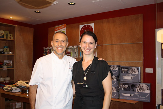 Michel Roux Jr and Emma Morton Turner