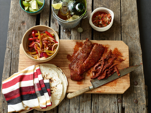 Steak-Fajitas