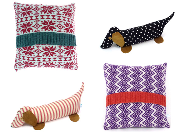 Catherine Trough dogs and cushions