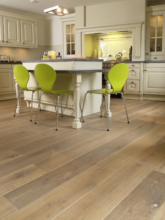1_Paris Ceramics-Seasons-smoked European Oak flooring-Kitchen -high res