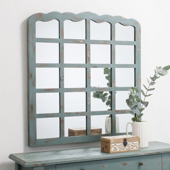 Teal mirror