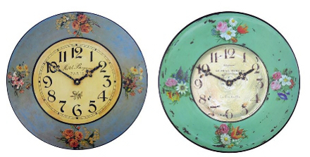 Floral clocks