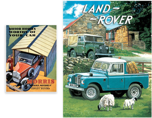 Land-rover-metal-sign