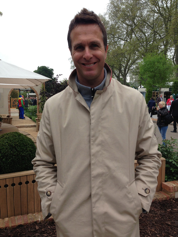 Michael-Vaughan-at-Chelsea-Flower-Show-2013
