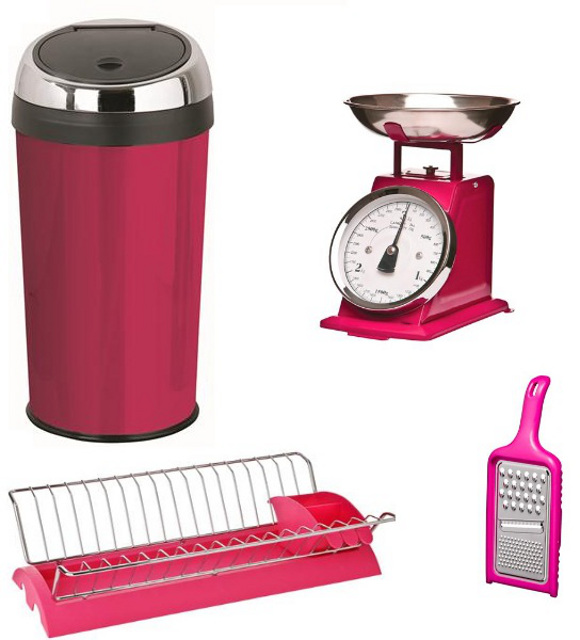 pink-colour-kitchen