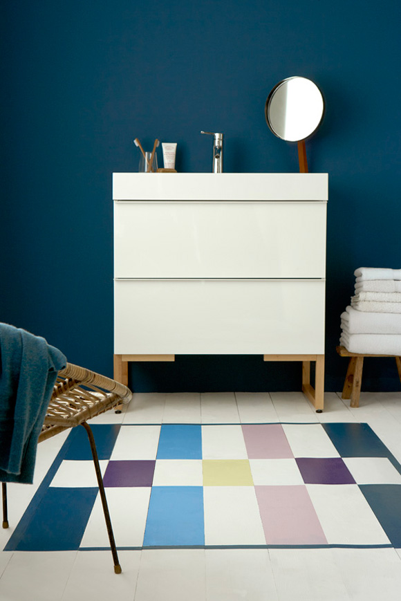 Floor-paint-rug